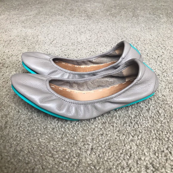 Tieks By Gavrieli, Leather Flats, Taupe Sz 6 - Picture 5 of 12